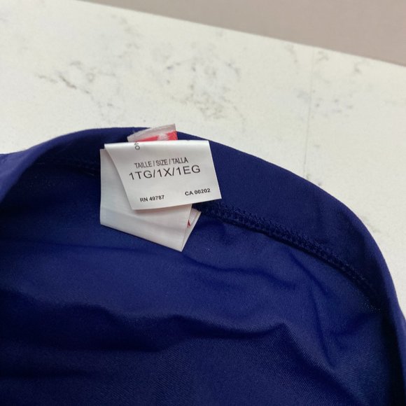 NWT Christina Blue Plus High-Waist Bikini Bottom - Picture 4 of 5